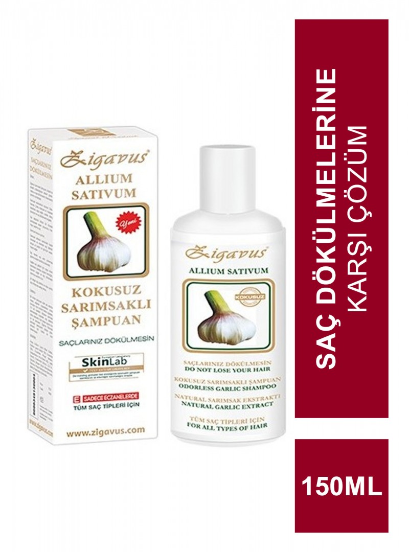 Zigavus Kokusuz Sarımsak Ekstraklı Şampuan 150 ml
