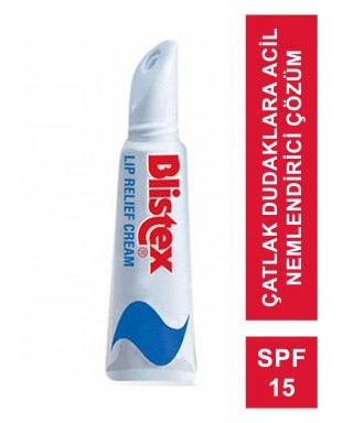 Blistex Lip Relief Cream SPF 15 Çatlak Dudaklara Acil Çözüm