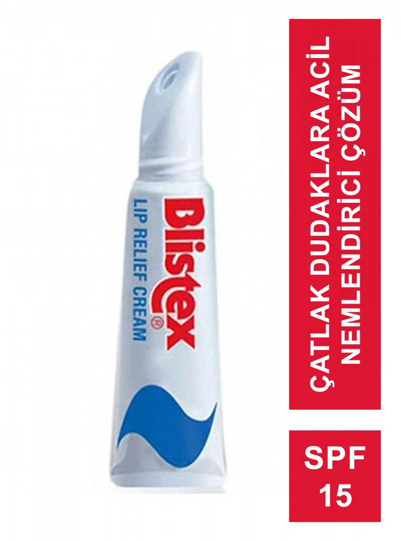 Blistex Lip Relief Cream SPF 15 Çatlak Dudaklara Acil Çözüm