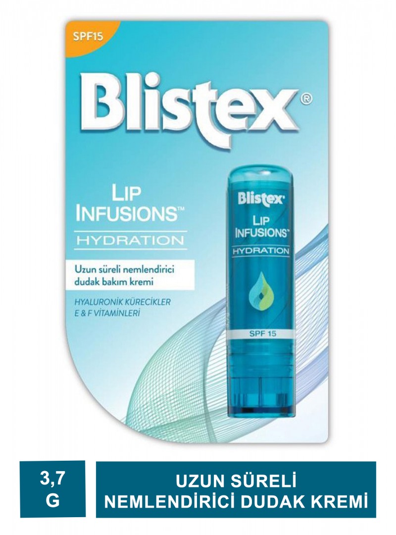 Blistex Lip Infusions Hydration Spf15 ( Uzun Süreli Nemlendirici Dudak Kremi ) 3.7g