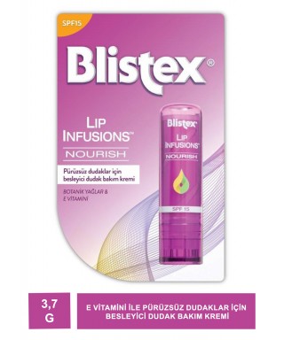Blistex Lip Infusions Nourish Spf15 ( Pürüzsüz Dudaklar İçin Besleyici Dudak Kremi ) 3.7g