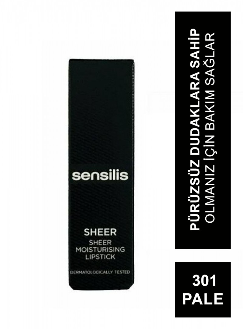 Sensilis Sheer Moisturizing Lipstick Ruj 301 ( Pale ) 3,5 ml