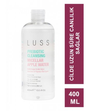 LUSS Prebiotic Cleansing Micellar Doğal Elma Suyu 400 ml
