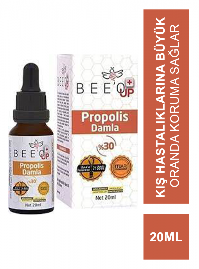 Beeo Up Propolis Damla %30 20 ml (S.K.T 02-2024)