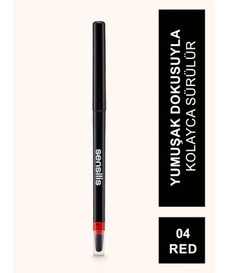 Sensilis Perfect Line Lip Pencil Dudak Kalemi 04 ( Red ) 0,35g