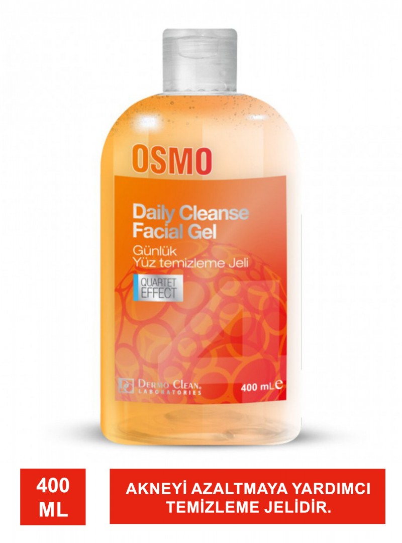 Dermo Clean OSMO Daily Cleanse Facial Gel Günlük Yüz Temizleme Jeli 400 ml