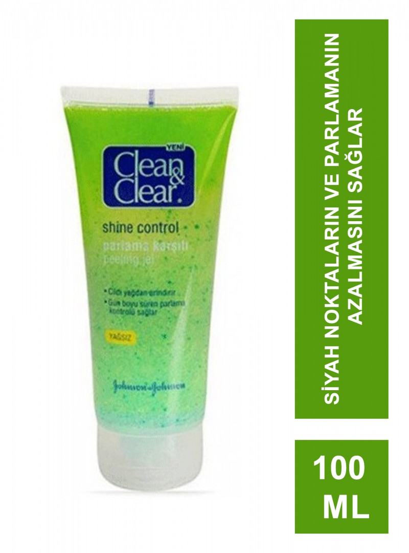 Clean & Clear Shine Control Parlama Karşıtı Peeling Jel 100 ml