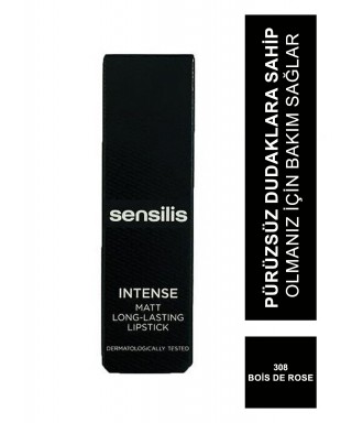 Sensilis Sheer Moisturizing Lipstick Ruj 308 ( Bois De Rose ) 3,5 ml