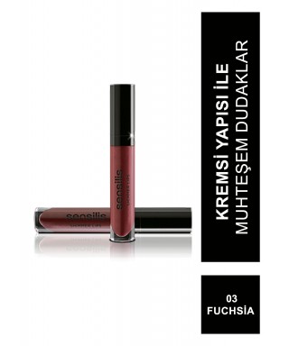 Sensilis Shimmer Lips Comfort Lip Gloss Dudak Parlatıcısı 03 ( Fuchsia ) 6,5 ml