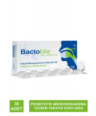 Bactoblis Probiyotik Takviye Edici Gıda 30 Adet