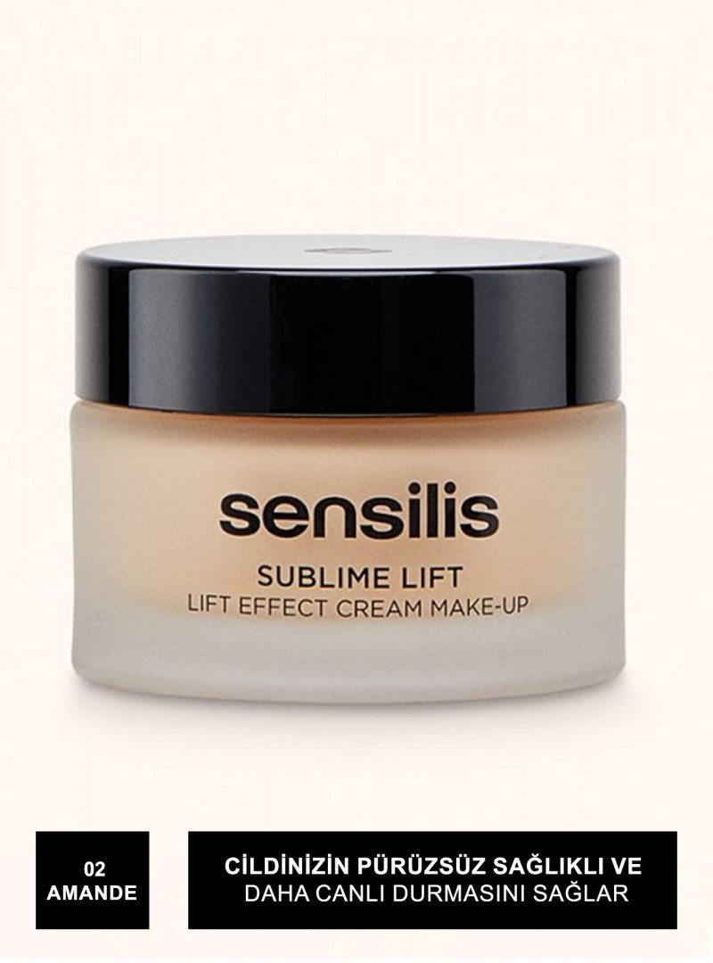 Sensilis Sublime Lift Effect Cream Make Up Fondöten 02 ( Amande ) 30 ml