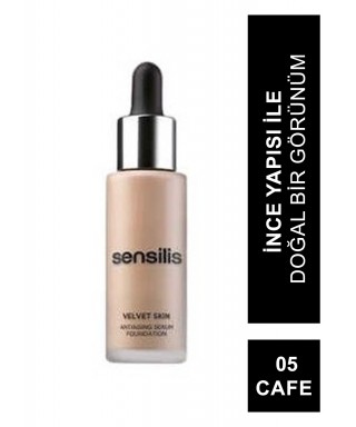 Sensilis Velvet Skin Antiaging Serum Fondöten 05 ( Cafe ) 30 ml