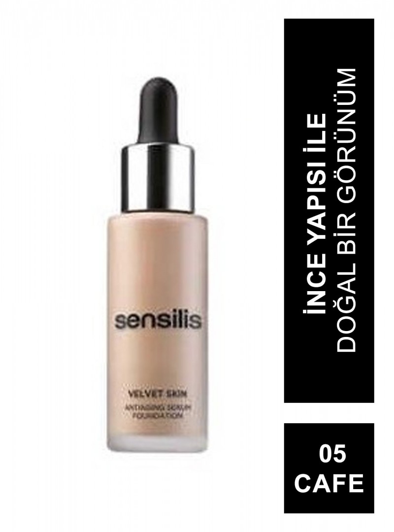 Sensilis Velvet Skin Antiaging Serum Fondöten 05 ( Cafe ) 30 ml