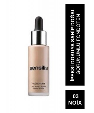 Sensilis Velvet Skin Antiaging Serum Fondöten 03 ( Noix ) 30 ml