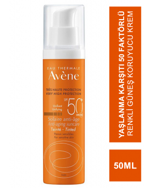 Avene SPF 50+ Anti Age Tinted Yaşlanma Karşıtı Renkli Güneş Koruyucu 50 ml