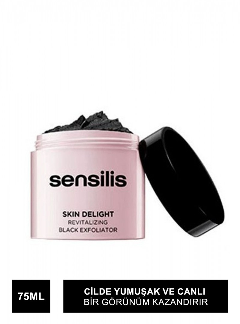 Sensilis Skin Delight Revitalizing Black Exfoliator 75ml