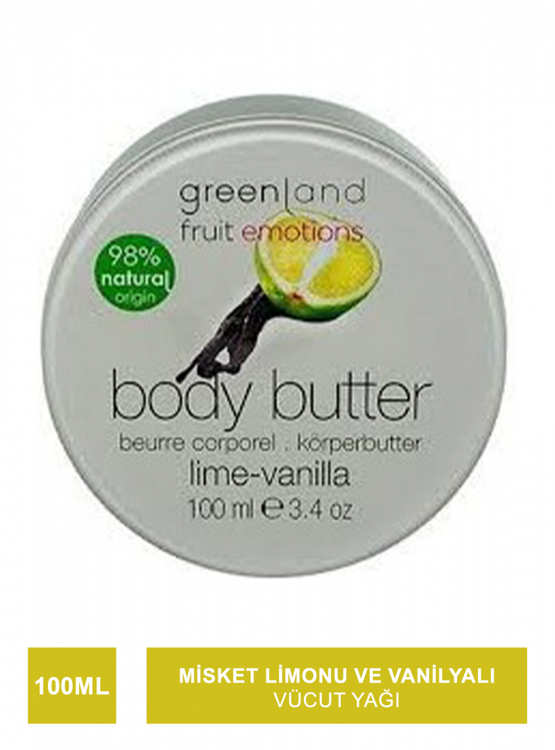 Greenland Body Butter Lime - Vanilla 100 ml