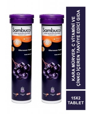 Sambucol Plus Efervesan 15 Tablet 2 Adet