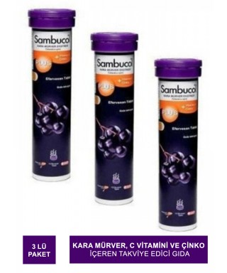 Sambucol Plus Efervesan 3'lü Paket