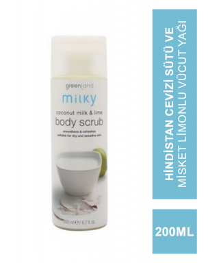 Greenland Body Scrub Coconut Milk - Lime 200 ml