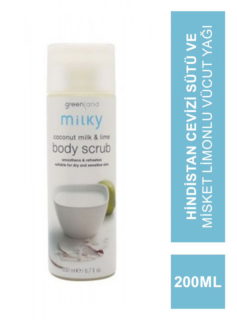 Greenland Body Scrub Coconut Milk - Lime 200 ml
