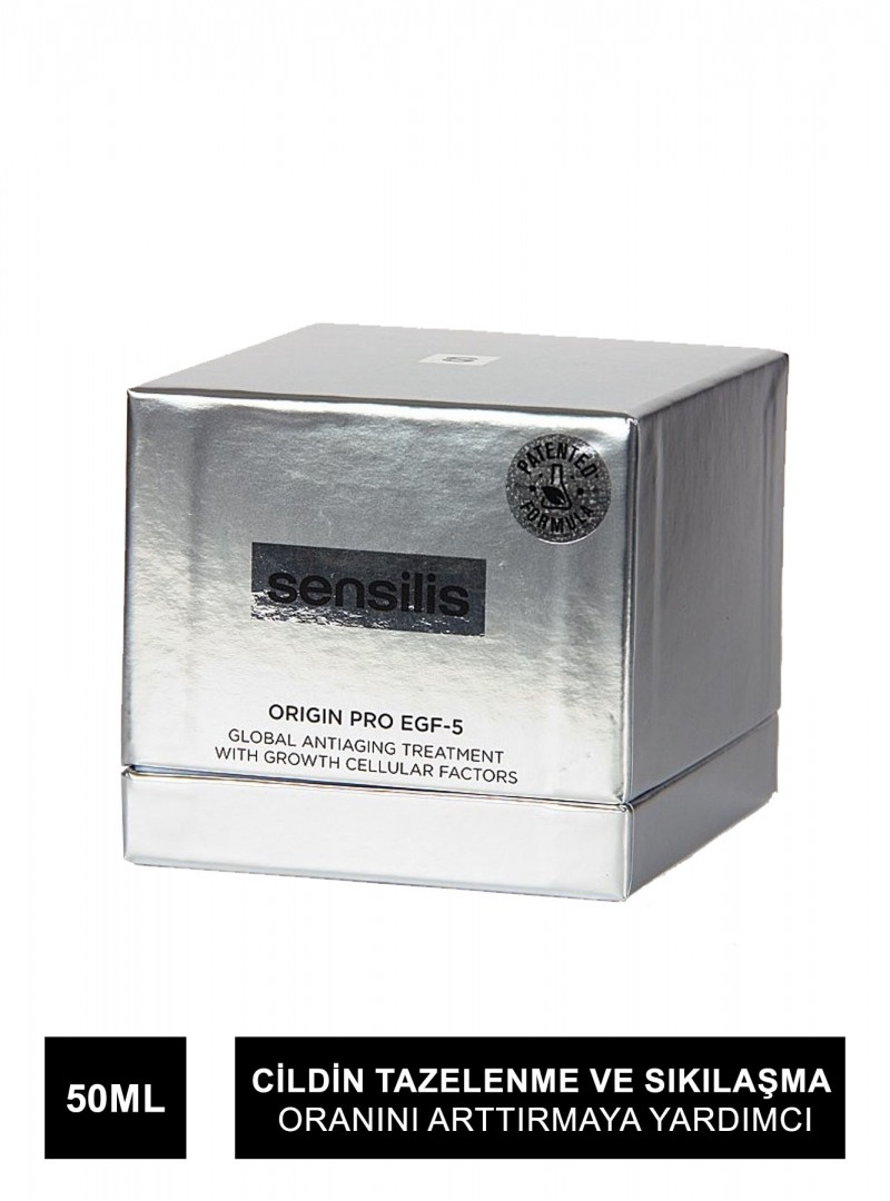 Sensilis Origin Pro EGF-5 Cream 50 ml Yaşlanma Karşıtı Krem