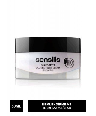 Sensilis B-Respect Calming Night Cream (Nemlendirici Gece Kremi) 50 ml