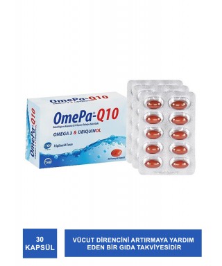 Omepa-Q10 Omega3 Ubiquinol 30 Kapsül