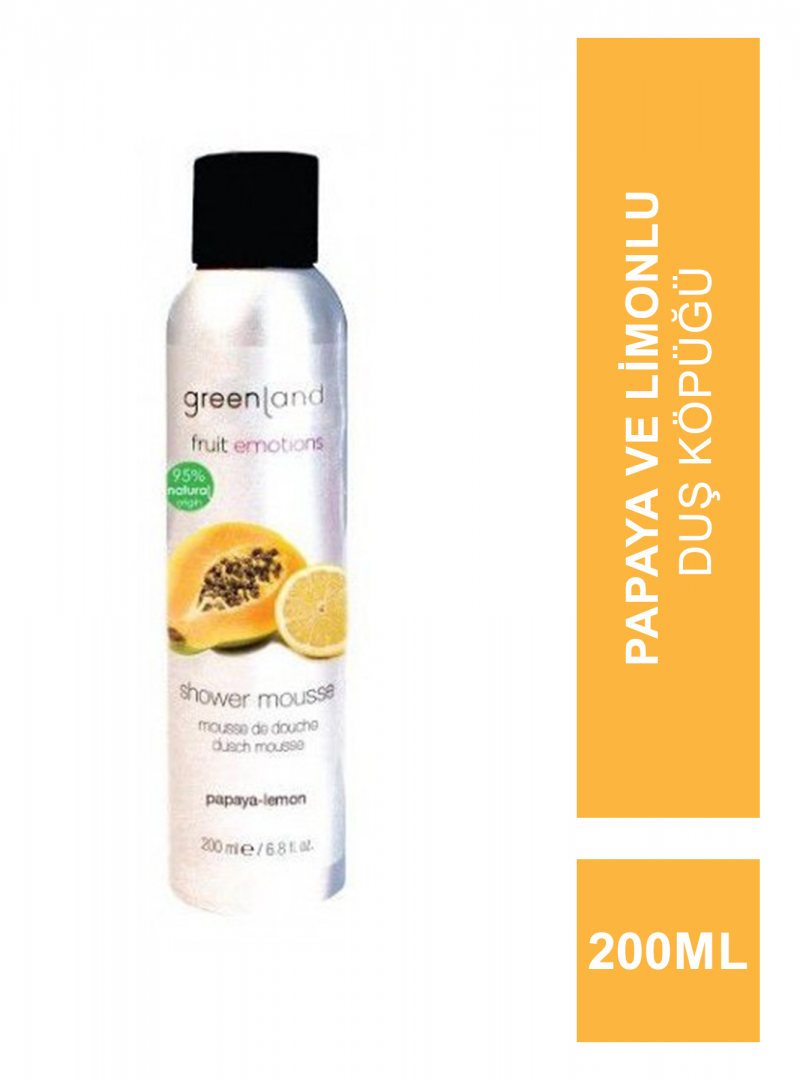 Greenland Shower Mousse Papaya - Lemon 200 ml
