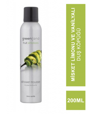 Greenland Shower Mousse Lime - Vanilla 200 ml