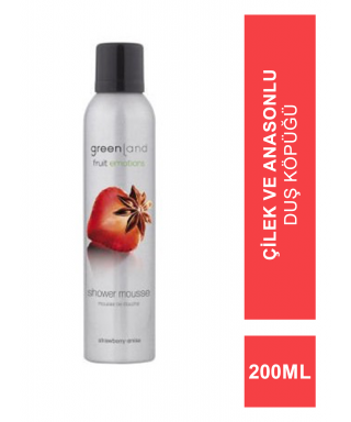 Greenland Shower Mousse Strawbeery - Anise 200 ml