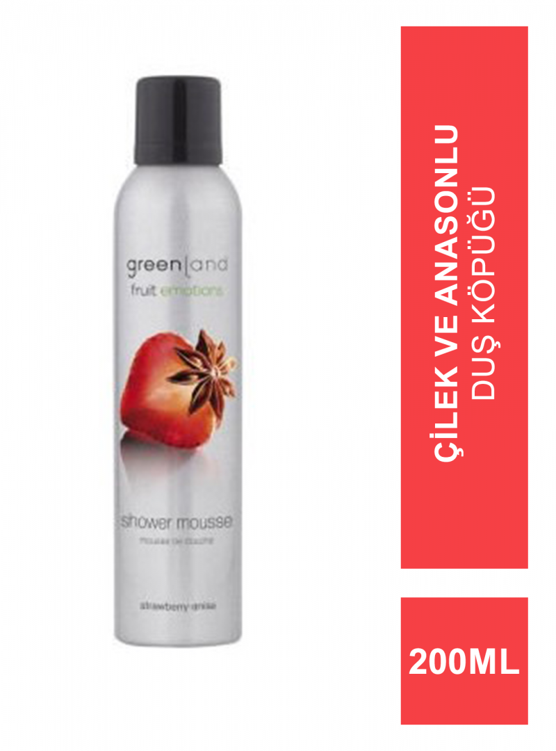 Greenland Shower Mousse Strawbeery - Anise 200 ml