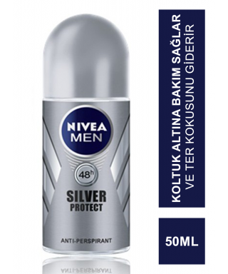 Nivea Deo Roll-On Silver Protect For Men 50 ml Erkek
