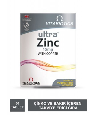 Vitabiotics Ultra Zinc 15mg 60 Tablet