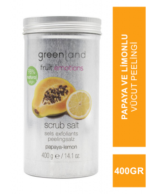 Greenland Scrub Salt Papaya - Limon 400 gr