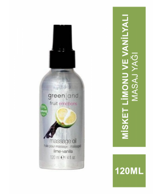 Greenland Massage Oil Lime - Vanilla 120 ml