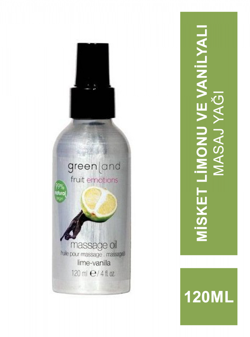 Greenland Massage Oil Lime - Vanilla 120 ml