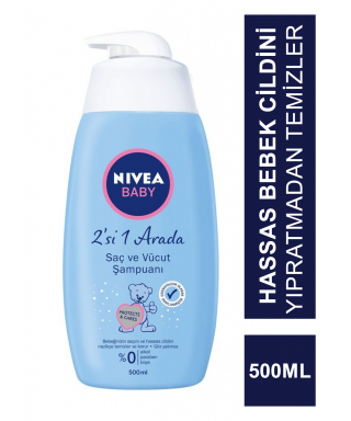 Nivea Baby 2'si 1 Arada Saç ve Vücut Şampuanı 500 ml