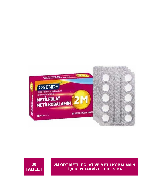 Osende 2M Metilfolat Metilkobalamin  30 Tablet
