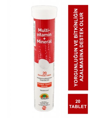 Sunlife MultiVitamin + Mineral 20 Tablet