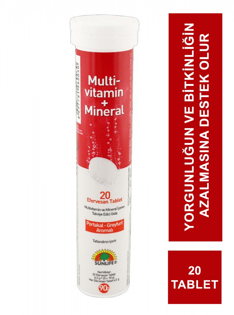 Sunlife MultiVitamin + Mineral 20 Tablet
