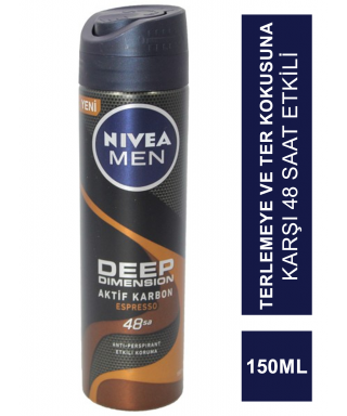 Nivea Deo Men Deep Dimension Espresso Deodorant 150 ml