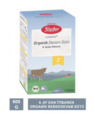 Töpfer Organik Devam Sütü 2 600gr