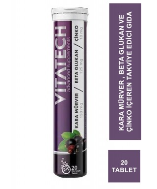 Vitatech Karamürver Efervesan Tablet 20 Adet