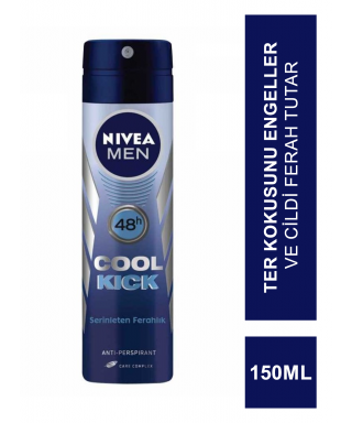 Nivea Deo For Men Cool Kick Spray Deodorant 150 ml Erkek