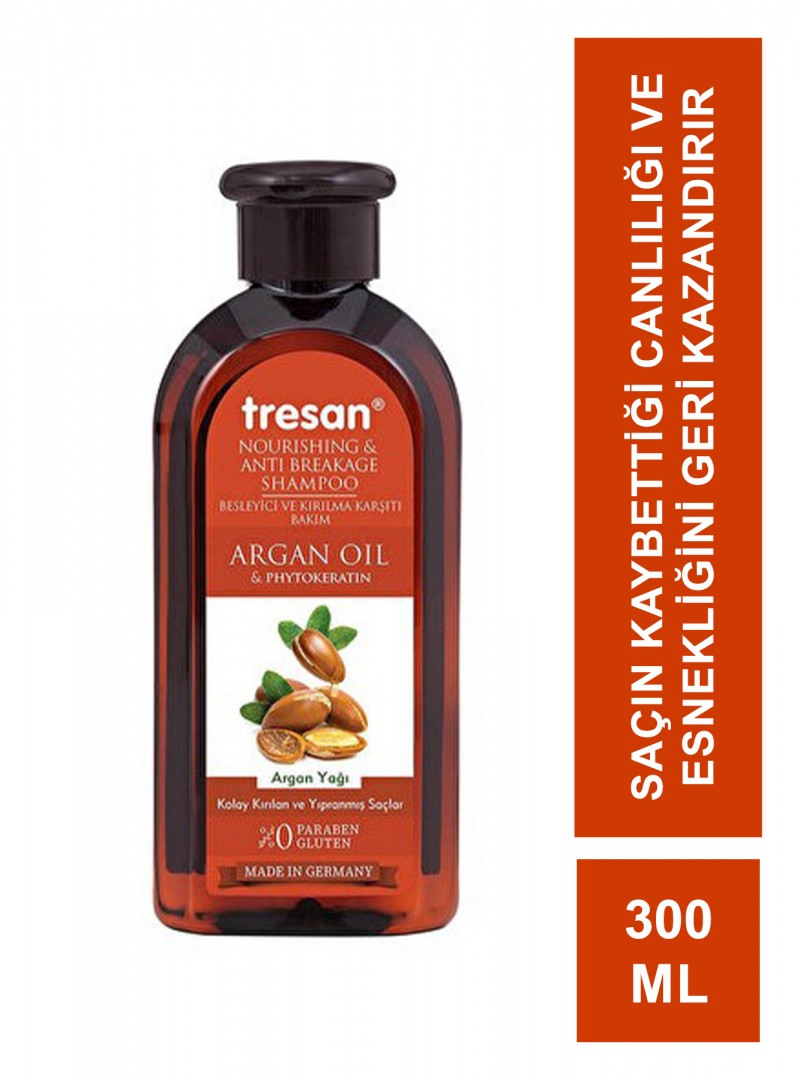 Tresan Argan yağı Besleyici ve Kırılma Karşıtı Bakım şampuanı 300 ml