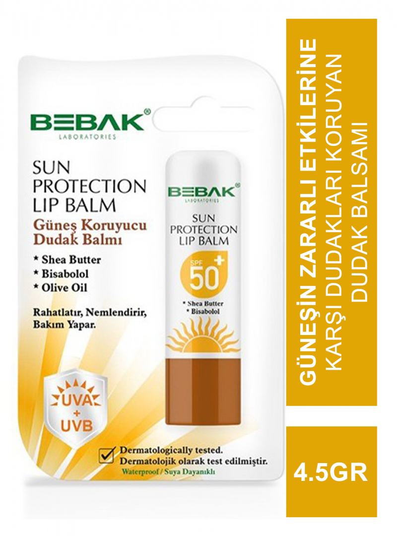 Bebak Sun Protection Lip Balm Spf 50 4.5 gr