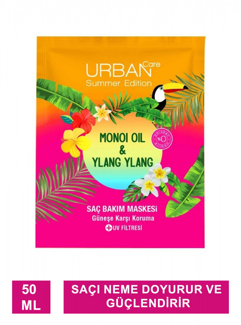 Urban Care Monoi Oil & Ylang Ylang Saç Bakım Maskesi 50 ml