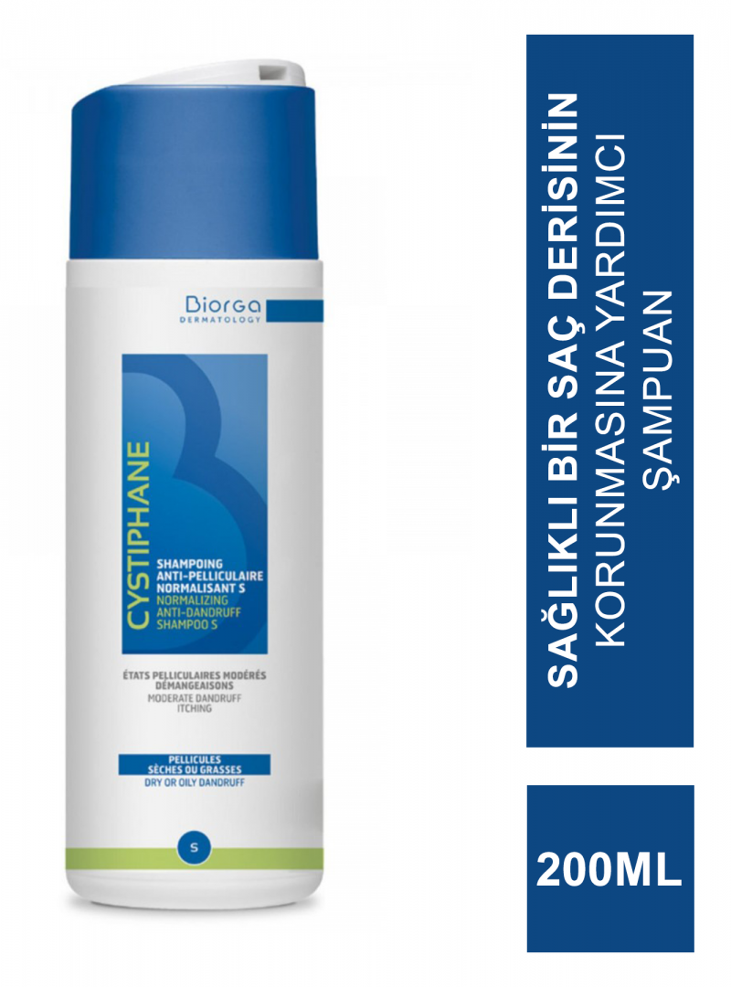 Biorga Cystiphane Intensive Anti-Dandruff Shampoo DS 200 ml
