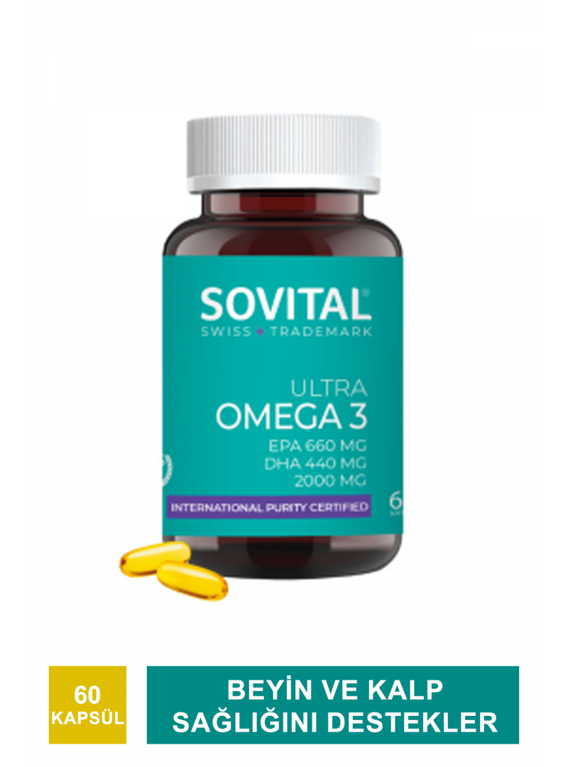 Sovital Ultra Omega 3 60 Kapsül